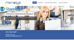 Desktop Screenshot of microsys.com.mx